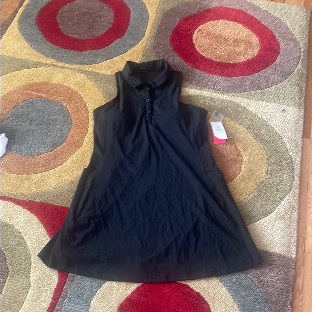 Women’s NWT Black Iagu Tennis Dress, Size L